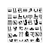 Alte ägyptische Hieroglyphen Kunst Gummistempel (Prägung)