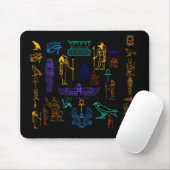 Alte ägyptische Hieroglyphen Mousepad (Mit Mouse)