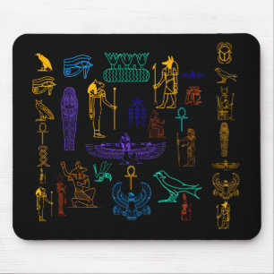Alte ägyptische Hieroglyphen Mousepad