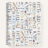 Alte ägyptische Hieroglyphen Pharao Ägypten Kunst Notizblock (Vorderseite)