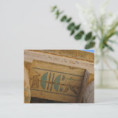 Alte ägyptische Hieroglyphen Postcard Postkarte (Stehend Vorderseite)