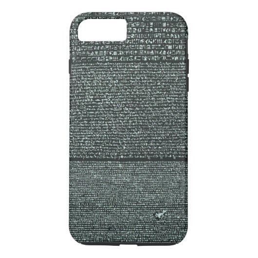 Alte ägyptische Hieroglyphen Rosetta Steins Case-Mate iPhone Hülle (Rückseite)