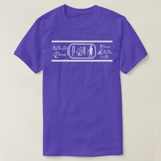 Alte ägyptische Hieroglyphen Schriftliche Liebe Ge T-Shirt (Design vorne)
