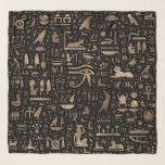 Alte ägyptische Hieroglyphen - Schwarzes und Gold Schal<br><div class="desc">Alte ägyptische Hieroglyphen - Schwarzes und Gold</div>