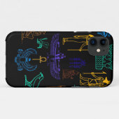 Alte ägyptische Hieroglyphen & Symbole Case-Mate iPhone Hülle (Rückseite (Horizontal))