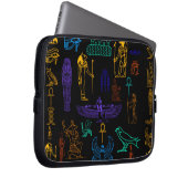 Alte ägyptische Hieroglyphen & Symbole Laptopschutzhülle (Vorne Rechts)