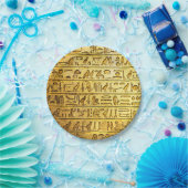 Alte ägyptische Hieroglyphen Teller (Party)
