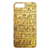Alte ägyptische Hieroglyphen Yellow iPhone 7 Plus Case-Mate iPhone Hülle (Rückseite)