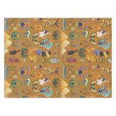 Alte ägyptische Hieroglyphie-Muster Hieroglyphi Tischdecke (Vorderseite (Horizontal))