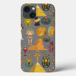 Alte ägyptische Hieroglyphie-Muster Pharao Case-Mate iPhone Hülle
