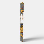 Alte ägyptische Hieroglyphie-Muster Pharao Case-Mate iPhone Hülle (Rückseite / Rechts)