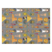 Alte ägyptische Hieroglyphie-Muster Pharao Tischdecke (Vorderseite (Horizontal))