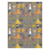 Alte ägyptische Hieroglyphie-Muster Pharao Tischdecke (Vorderseite)