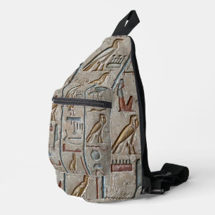 Alte ägyptische Hieroglyphische Symbol Pharaohs Crossbody Bag