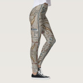 Alte ägyptische Hieroglyphische Symbol Pharaohs Leggings (Rechts)