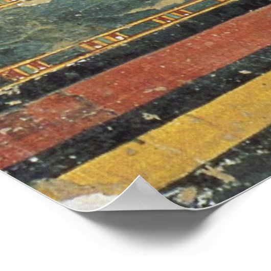 Alte Ägyptische Horusdrucke Poster (Ecke)