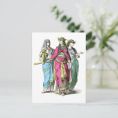 Alte ägyptische Königin Cleopatra Postkarte (Stehend Vorderseite)