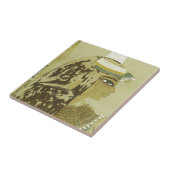 Alte Ägyptische Königin Vintag Luxor Reisen Fliese (Seite)