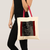Alte ägyptische Kunst B+W Tragetasche (Vorderseite (Produkt))