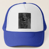 Alte ägyptische Kunst B+W Truckerkappe (Vorderseite)