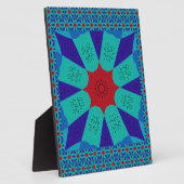 Alte ägyptische Kunst: Ein lebendiger Mandala. Fotoplatte (Seite)