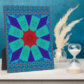 Alte ägyptische Kunst: Ein lebendiger Mandala. Fotoplatte (Seite)