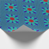 Alte ägyptische Kunst: Ein lebendiger Mandala. Geschenkpapier (Ecke)