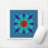 Alte ägyptische Kunst: Ein lebendiger Mandala. Mousepad (Mit Mouse)