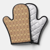 Alte ägyptische Motif-Schürze Ofenhandschuh (Vorderseite/Rückseite)