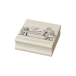 Alte ägyptische Mumie 2 Illustrationskunst Briefma Gummistempel