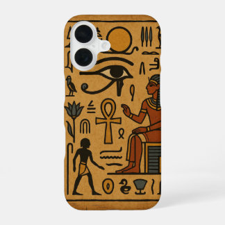 Alte ägyptische Mystische Heilige Symbole iPhone 16 Hülle