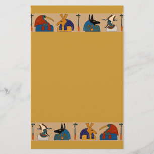 Alte ägyptische mythologische Gott-Mama-Zeremonie Briefpapier