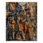 Alte Ägyptische Pharao-Armee Poster (Vorderseite)