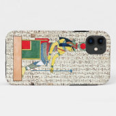 Alte ägyptische Pharao-Hieroglyphics-Design Case-Mate iPhone Hülle (Rückseite (Horizontal))