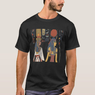 Alte ägyptische Pharao Queens mit Händchenvalle T-Shirt