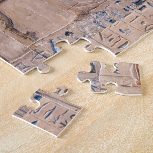 Alte ägyptische Pyramide Hieroglyphen Puzzle (Seite)