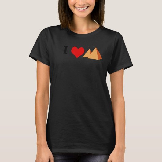Alte ägyptische Pyramide T-Shirt (Vorderseite)