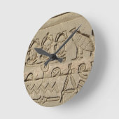 Alte ägyptische Symbole Runde Wanduhr (Winkel)