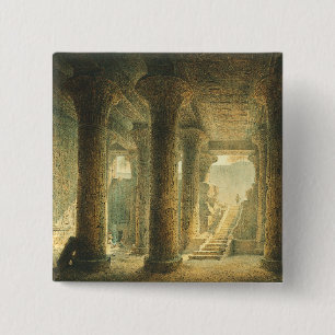 Alte ägyptische Tempel von Esna Button