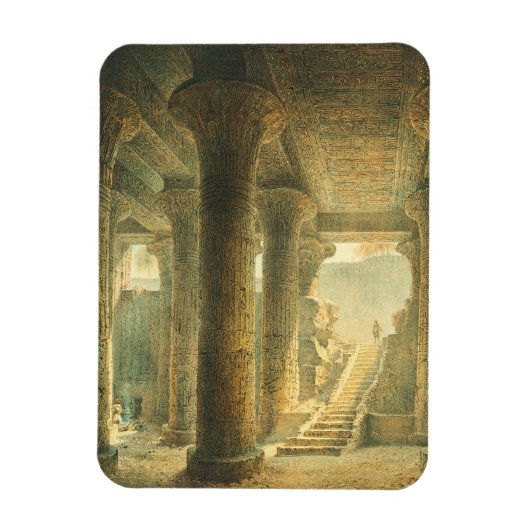Alte ägyptische Tempel von Esna Magnet (Vertikal)