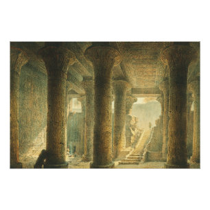 Alte ägyptische Tempel von Esna Poster