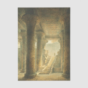 Alte ägyptische Tempel von Esna Seidenpapier
