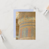 Alte ägyptische Tempelflachkarte Karte (Vorderseite/Rückseite Beispiel)