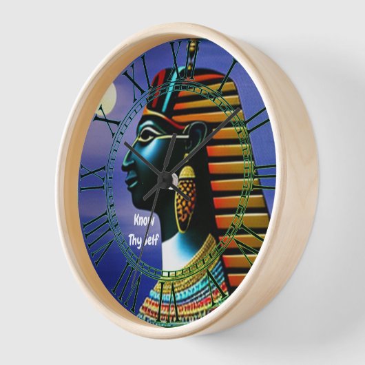 Alte ägyptische Wall-Uhr Uhr (Winkel)