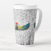 Alte ägyptische Winged Scarab Mouse Pad Kaffee Mu Milchtasse (Rechte Ecke)