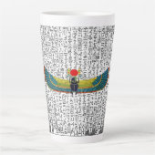 Alte ägyptische Winged Scarab Mouse Pad Kaffee Mu Milchtasse (Vorderseite)