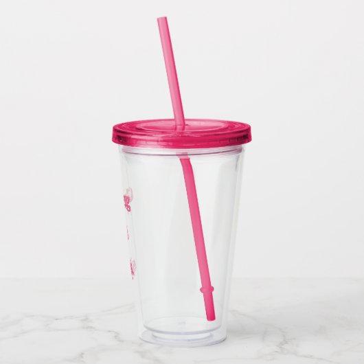 Alte Ain nicht für Sissies Pink Letters Acryltrinkbecher (Links)