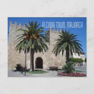 Alte Alcudia Stadt Mallorca Mallorca Spanien Souve Postkarte