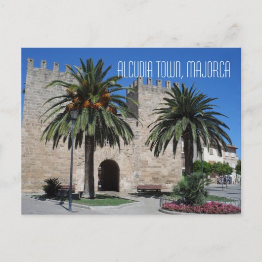 Alte Alcudia Stadt Mallorca Mallorca Spanien Souve Postkarte (Vorderseite)