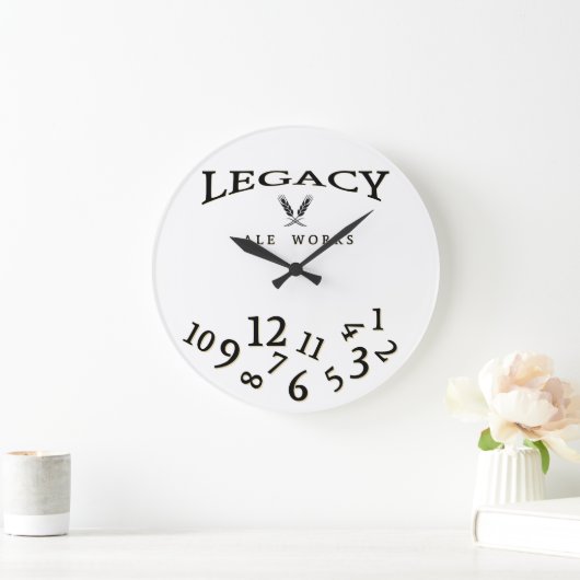 Alte Ale Works Wall-Uhr Große Wanduhr (Zuhause)